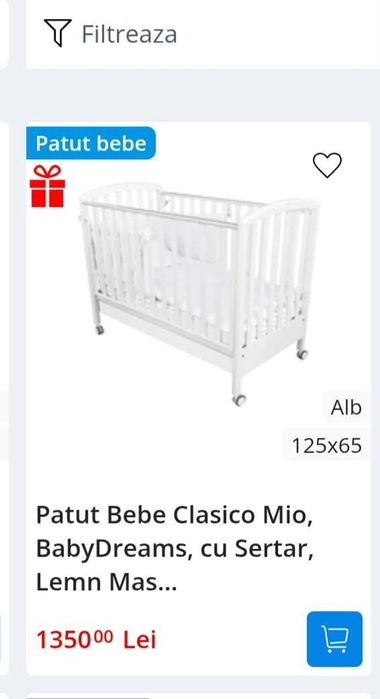 Vand patut pentru bebeluși