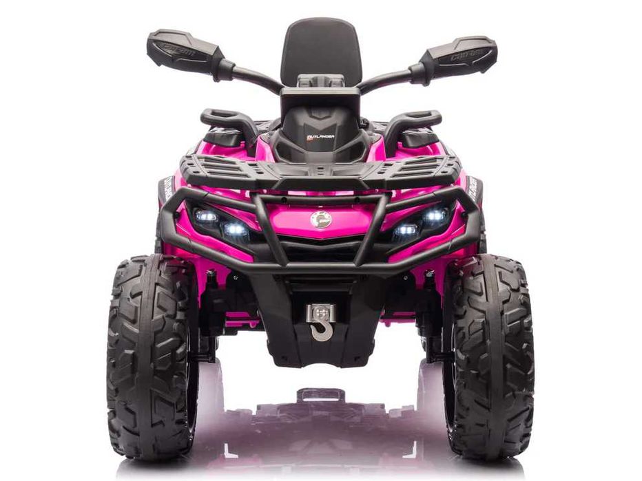 ATV electric pt. copii Can Am Outlender 4x200W 24V Pink