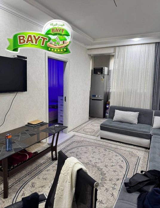 1в2-комнатная 38м² ЕВРО РЕМОНТ Мебел +Техника продаётся квартира ÷