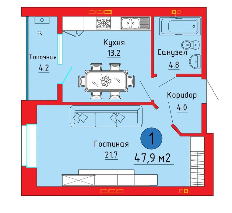 Продается 1-2-3х комн.кв! Черн. Ст аэр.