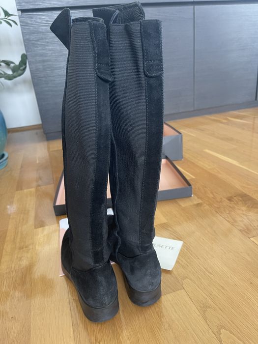 Cizme piele intoarsa Musette 36