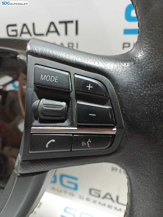 Volan Piele cu Comenzi FARA Airbag BMW Seria 5 F10 2009 - 2014 Cod 9229480 [X3438]