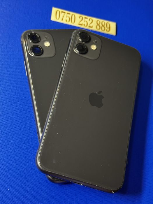  Carcasă + Baterie Originale iPHONE 11  NEGRU