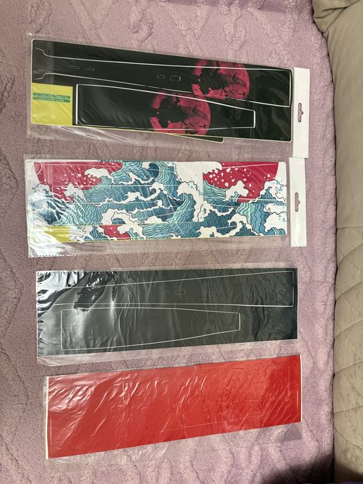 Защитные матовые наклейки для ps5