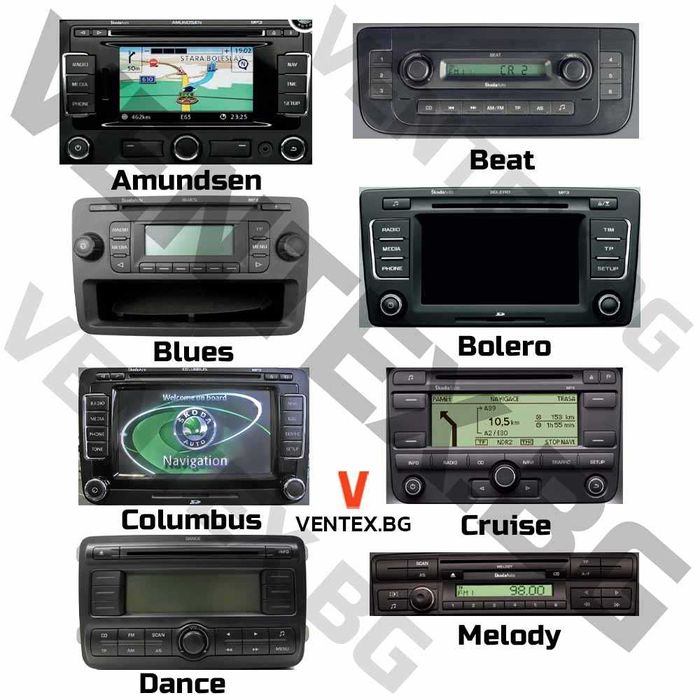 Дигитален CD чейнджър за Audi Volkswagen Skoda WEFA Bluetooth USB AUX