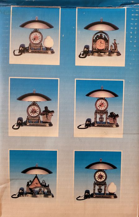 4в1 нощна Лампа-Часовник