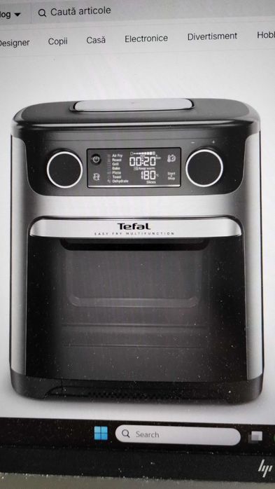 Friteuză cu aer cald Tefal Easy Fry FW556DE0 1800W, 15L