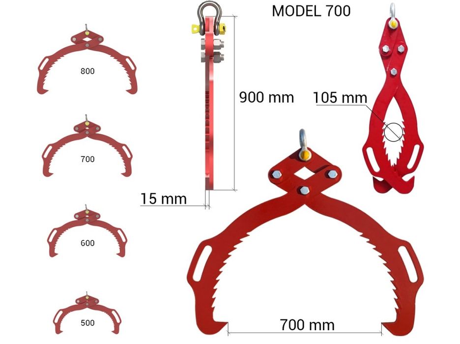 Clește bușteni G700