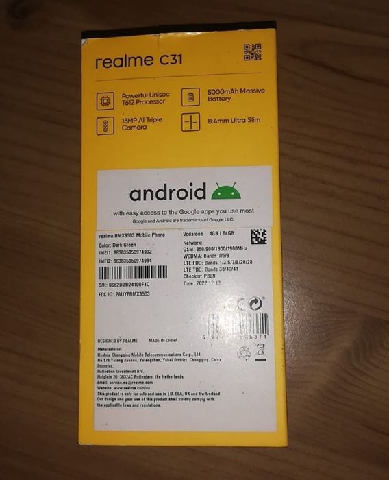 Realme c31  se vinde urgent