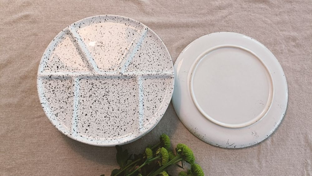 Set 4 Farfurii tip platou