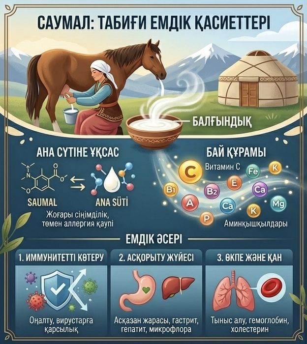 Саумал және қымыз