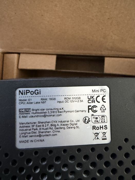 Vand mini pc 515 cu 16 ram