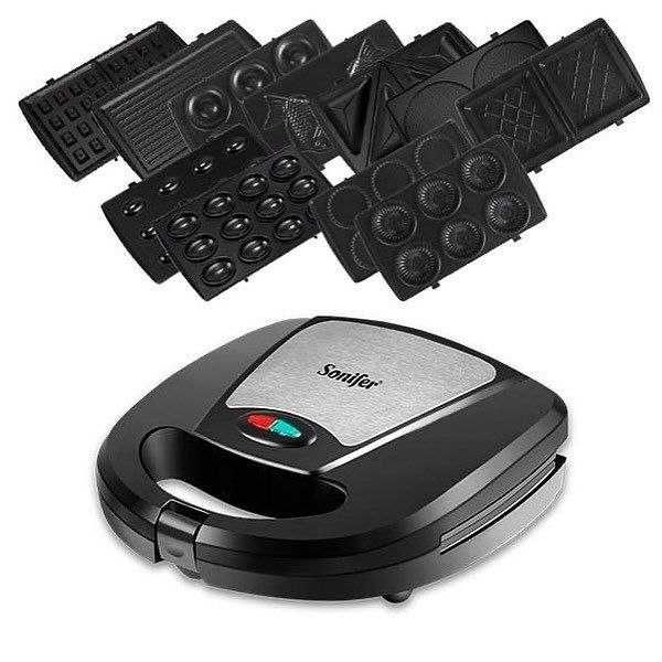 Sonifer 9в1 Сендвичница Тостер Вафельница Toster sf-6123