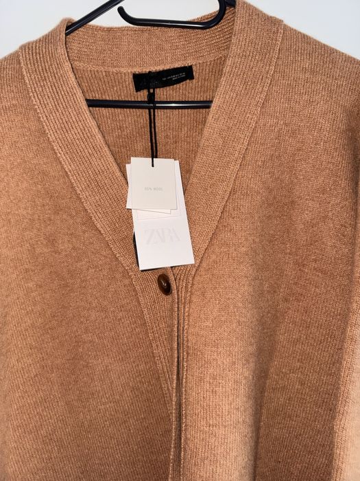 Cardigan din lana 95% zara