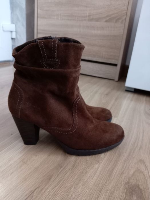 Botine damă piele întoarsă