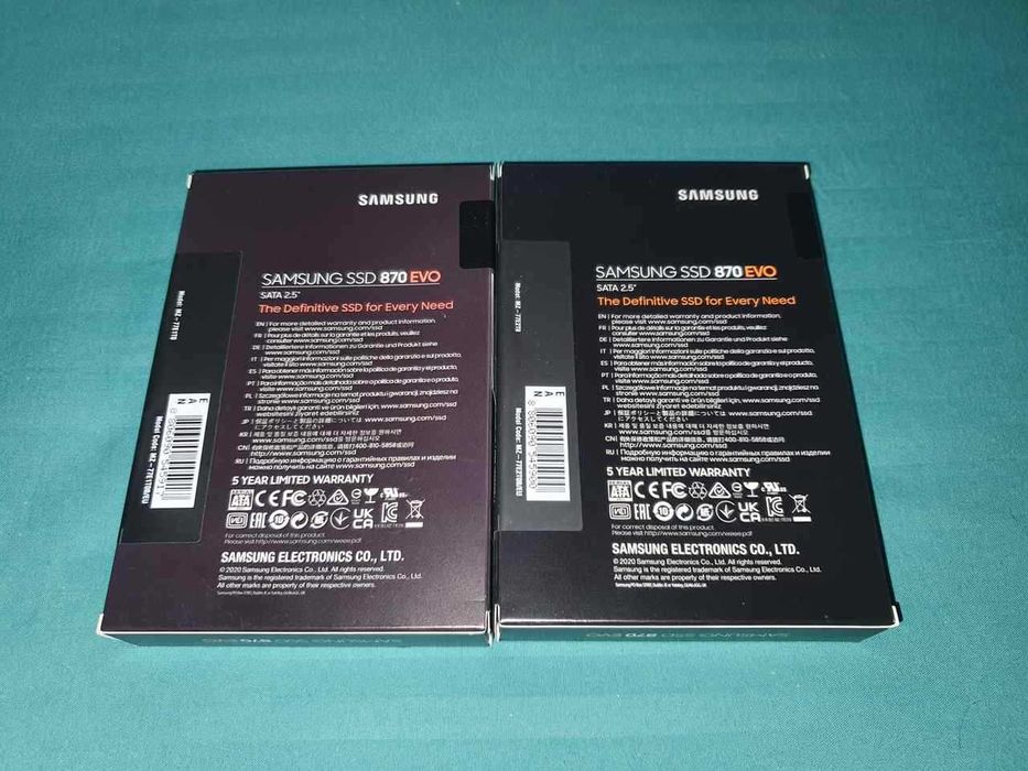 SSD 1TB, 2TB Samsung 870 EVO Sata III 2.5 inch 560 MB/s nou sigilat
