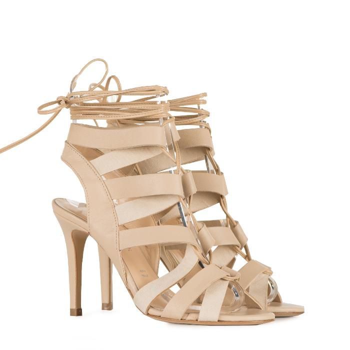 Италиански сандали Bianka Di-естествена кожа