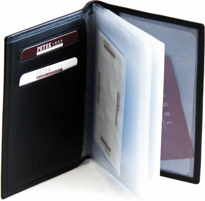 Обложка/органаёзер для автодокументов Petek 584! Натуральная кожа!