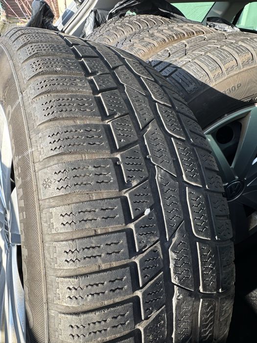 Roti otel si capace originale VW 16 inch 5x112