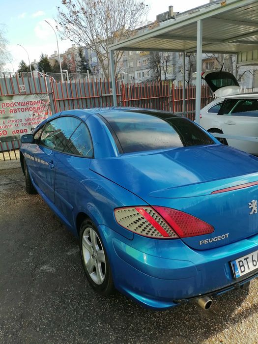 Peugeot 307 cc син металик