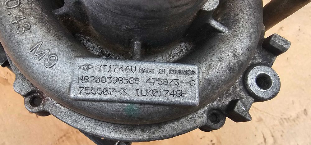 Turbina Renault Megane 2 / Laguna 2 / Scenic 2 1.9 DCI EURO 4