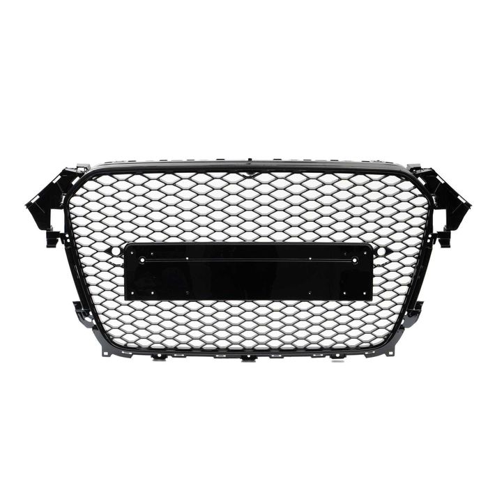 Grila fara emblema Audi A4 S4 B8 RS Style negru lucios (12-15) PDC NOU