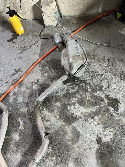 Полный выхлоп мерседес 211