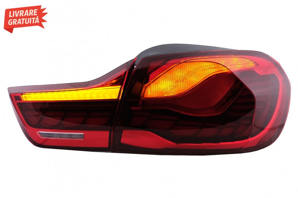 Stopuri OLED BMW Seria 4 F32 F33 F36 M4 F82 F83 (2013-03.2019) Rosu cu
