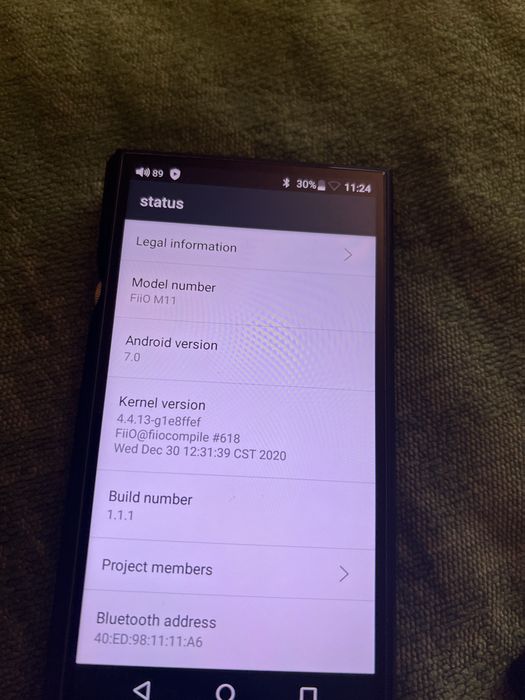 Vand FIIO M11 cu amplificator Fiio, folosit putin,