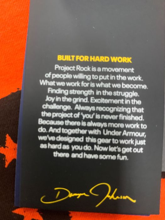 Project Rock • Under Armour • USA