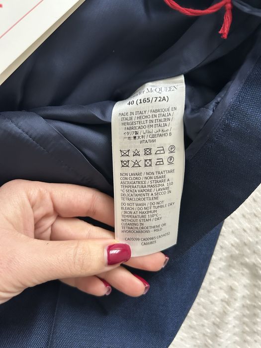 Alexander McQueen вълнен панталон