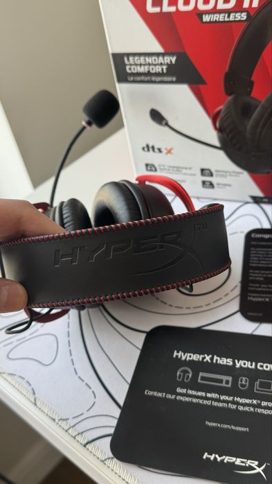Топ наушники HyperX Cloud II Wireless / HyperX Pulsefire Dart Wireless
