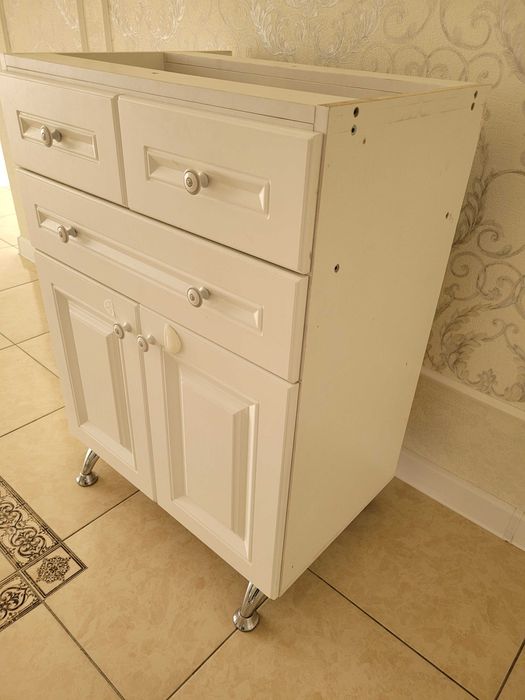 тумба для ванны белая МДФ