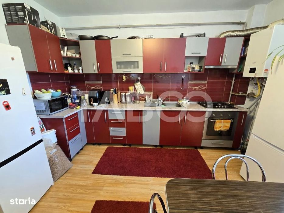 Apartament decomandat de vanzare 2 camere 64 mpu balcon Selimbar Sibiu