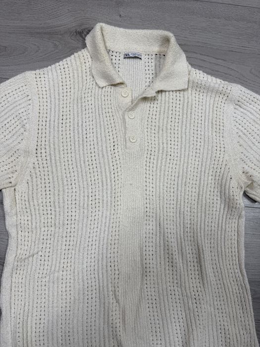 Плетена тениска Zara XL