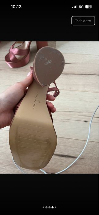 Pantofi zara roz