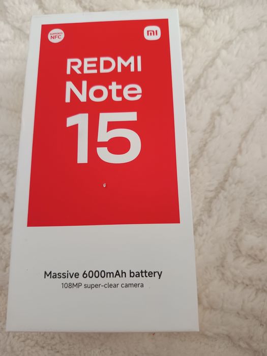 Продавам чисто нов  смартфон REDMI NOTE 15
