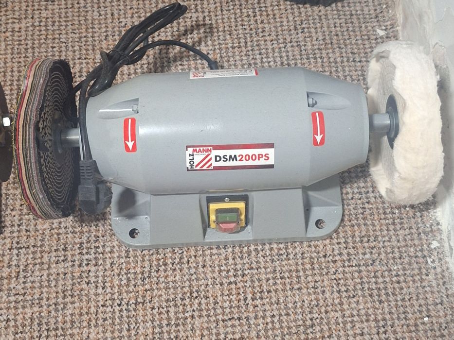 Настолна полираща машина HOLZMANN DSM200PS, 230 V, 900 W, 200x25x16 мм