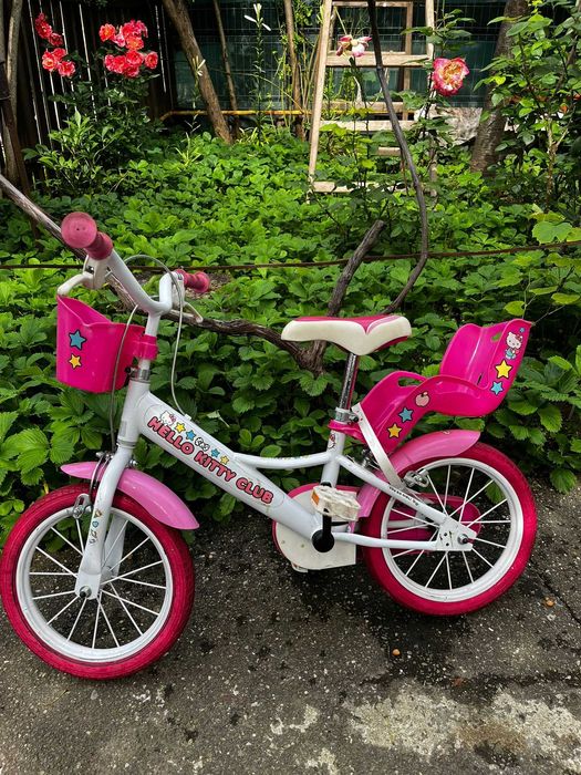 Bicicleta copii Dino Bikes 14'', Hello Kitty