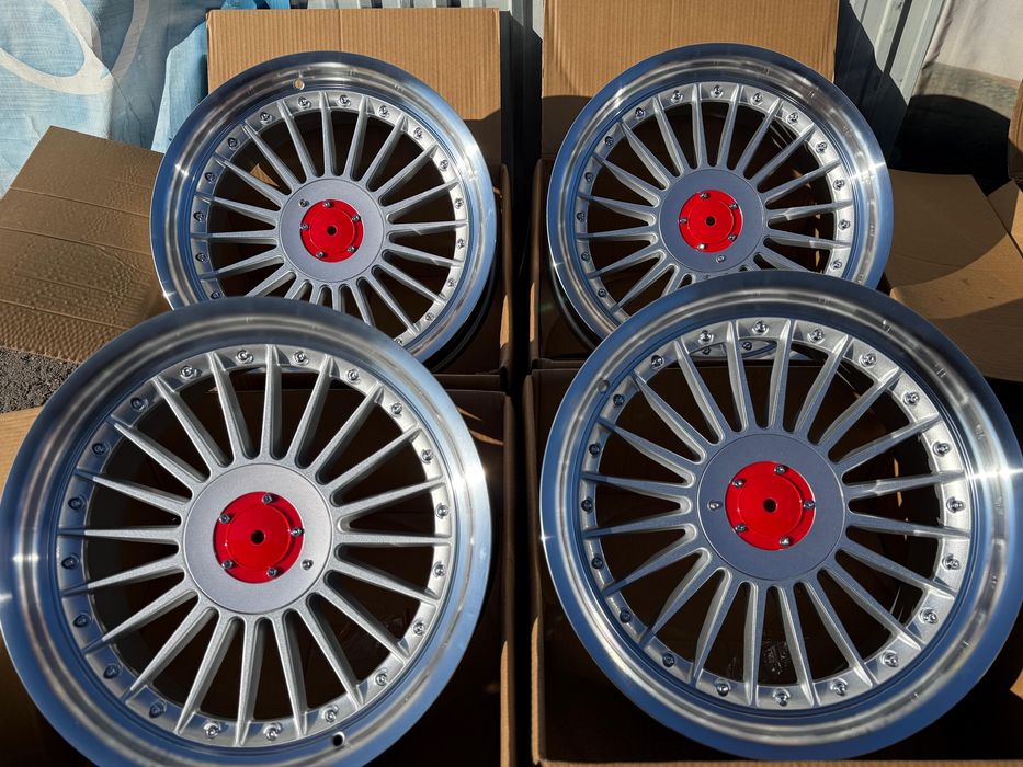 Jante aliaj noi BMW E60 E39 cu buza nichelata - 5x120 R18 8,5J ET20