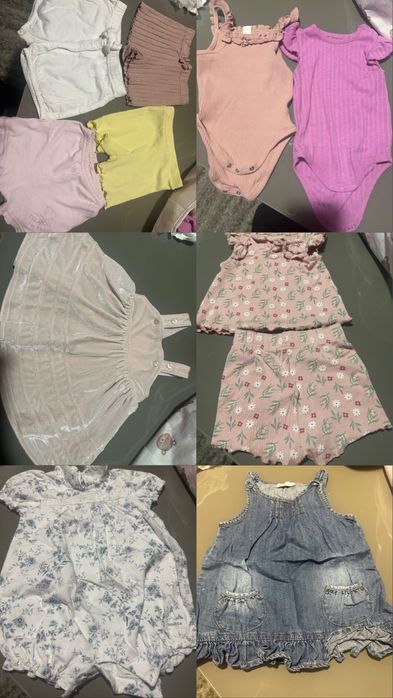 Летни дрехи за момиче 68-74