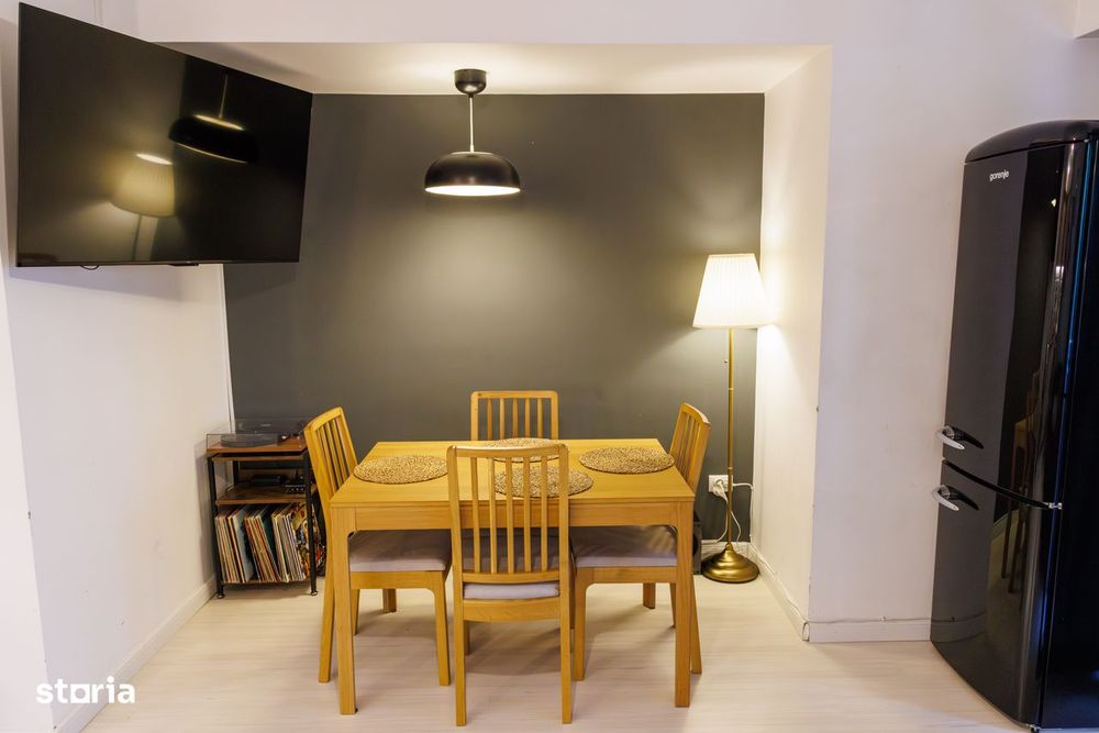 Duplex 3 camere | 1 minut metrou Obor | bloc 2015 | mobilat și utilat