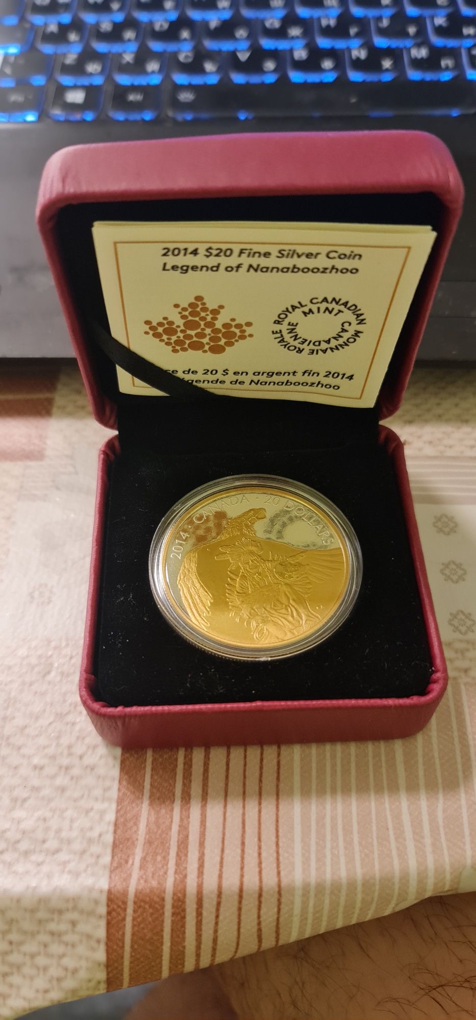 Сребърна монета със сертификат и кутия гр. Правец • OLX.bg