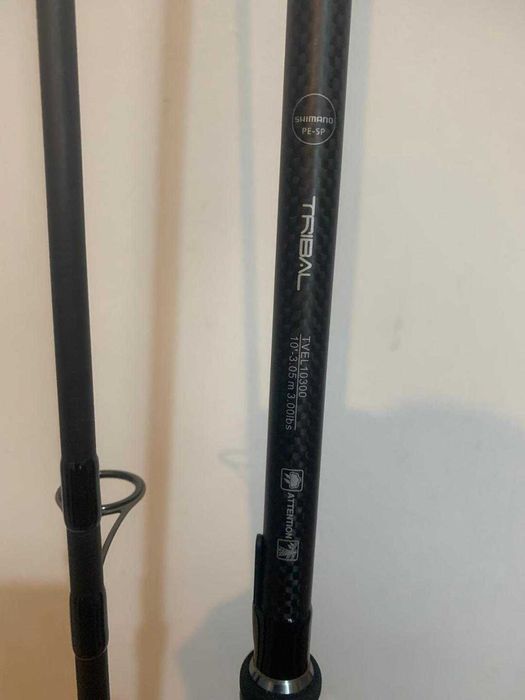 2 lansete shimano tribal velocity 3.05  / 3lbs stare impecabila !!!