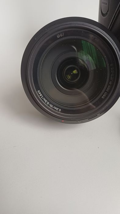 Sony NEX-VG10E с объективом