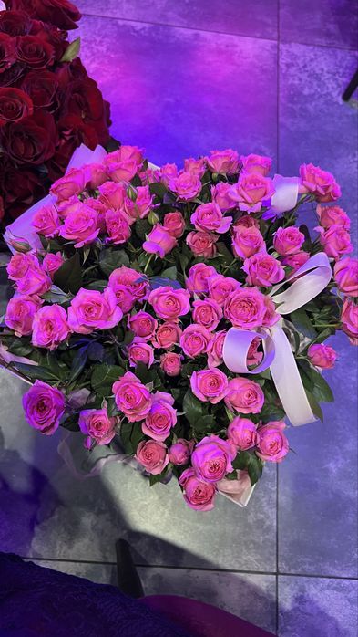 Цветы) Кустовые розы