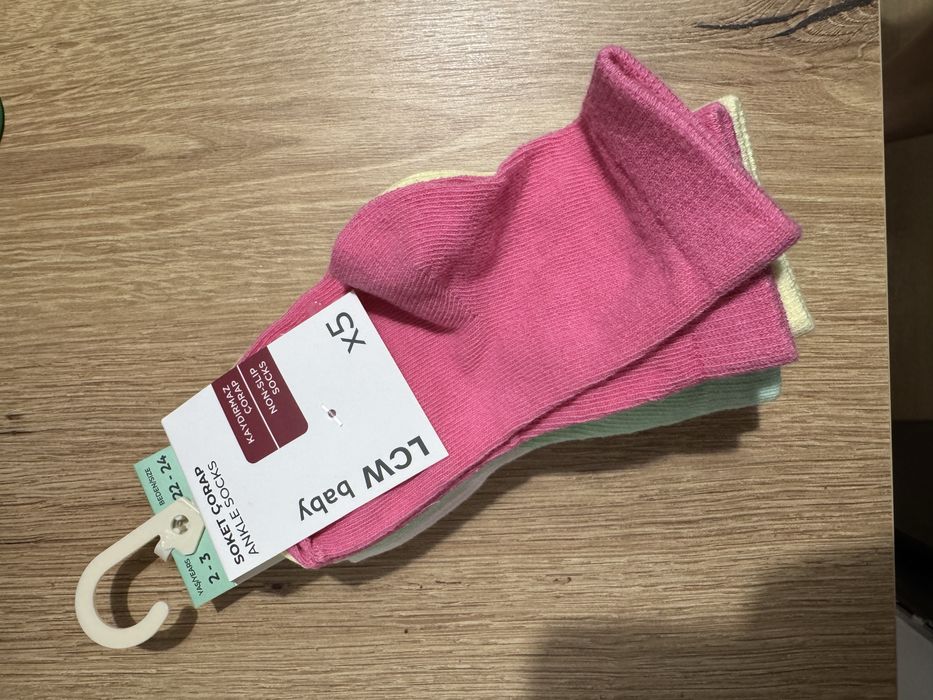 Set 5 perechi sosete fata marimea 22-24