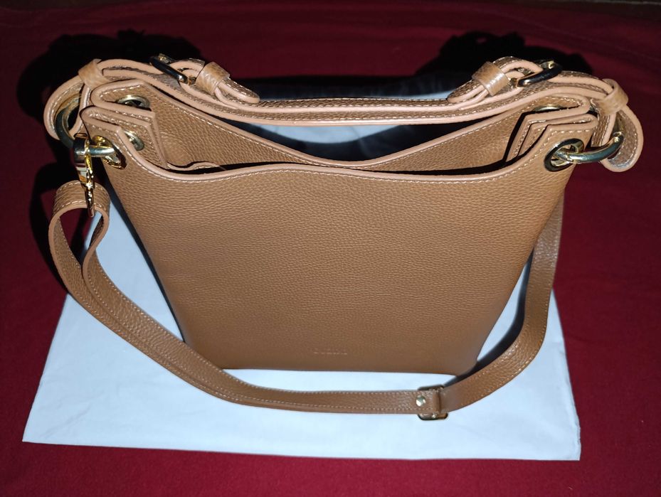 Сумка кожаная Guzini и туфли (лоферы) Arella, 38 размер