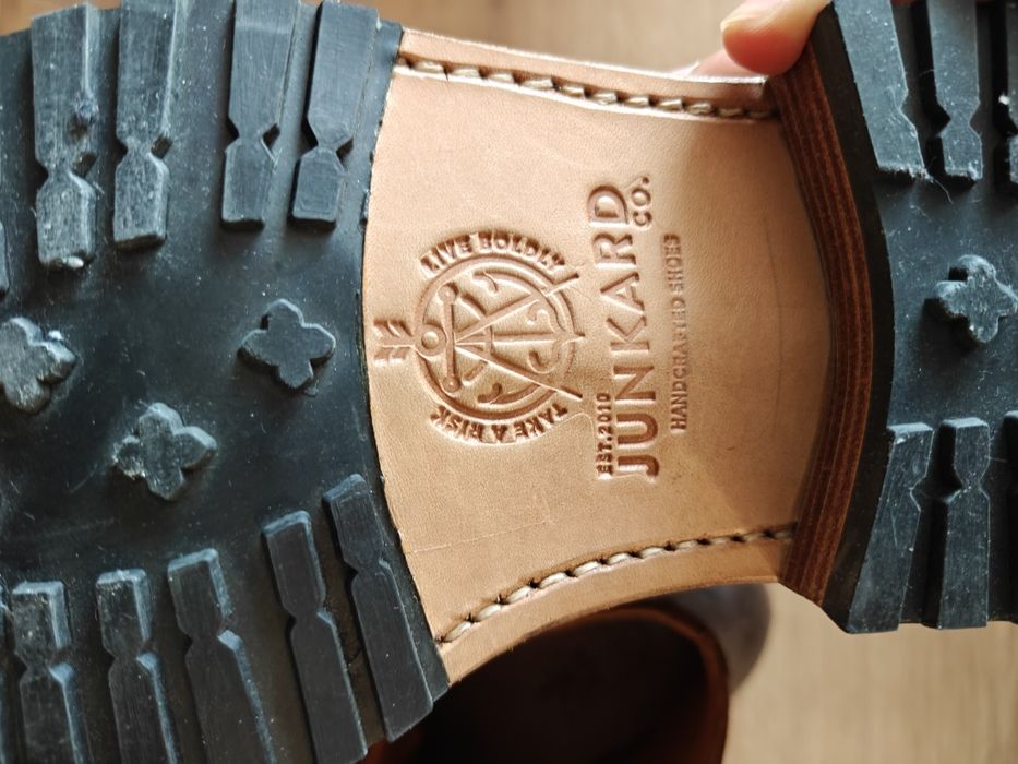 Bocanci cusuți de mână Goodyear welt Junkard