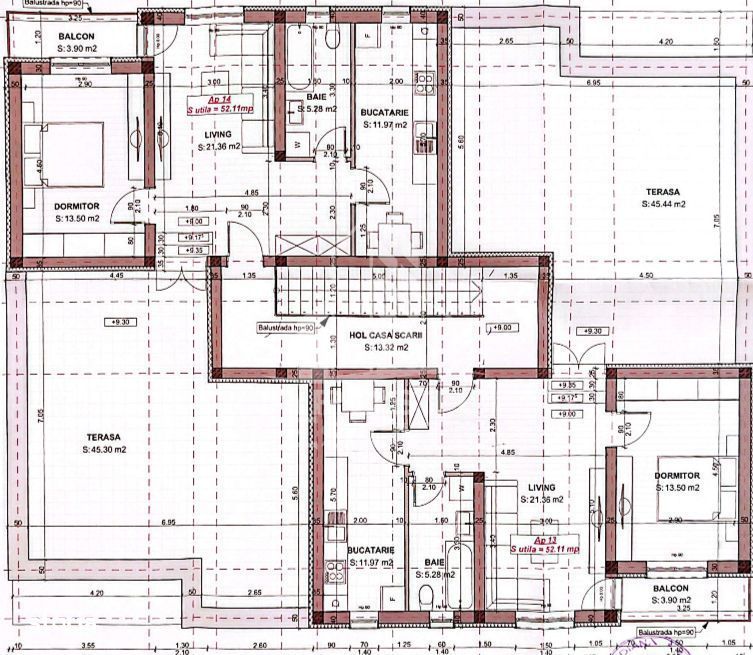 Apartament cu 2 camere | Bloc Nou | Terasa 45mp | Finisat | Chisoda